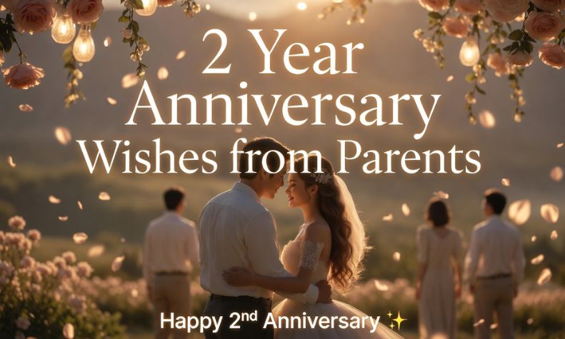 2 Year Anniversary Wishes from Parents