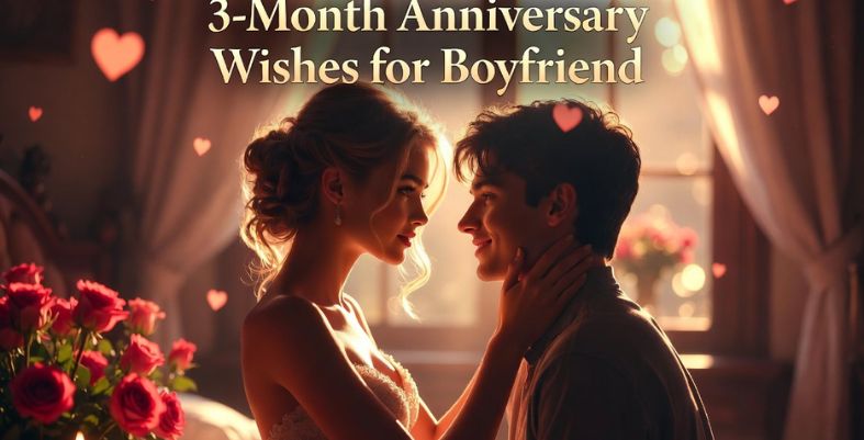 3-Month Anniversary Wishes for Boyfriend