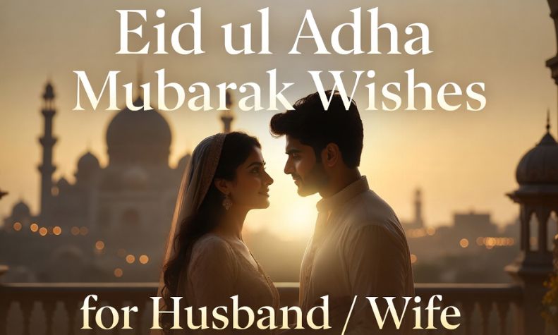 Eid ul Adha Mubarak Wishes for Husband / Wife 