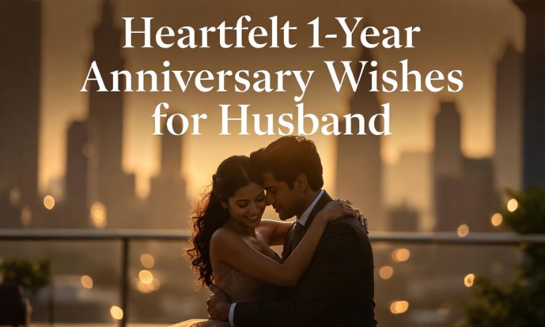 Heartfelt 1-Year Anniversary Wishes for Husband