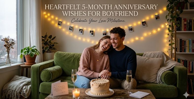 Heartfelt 5-Month Anniversary Wishes for Boyfriend