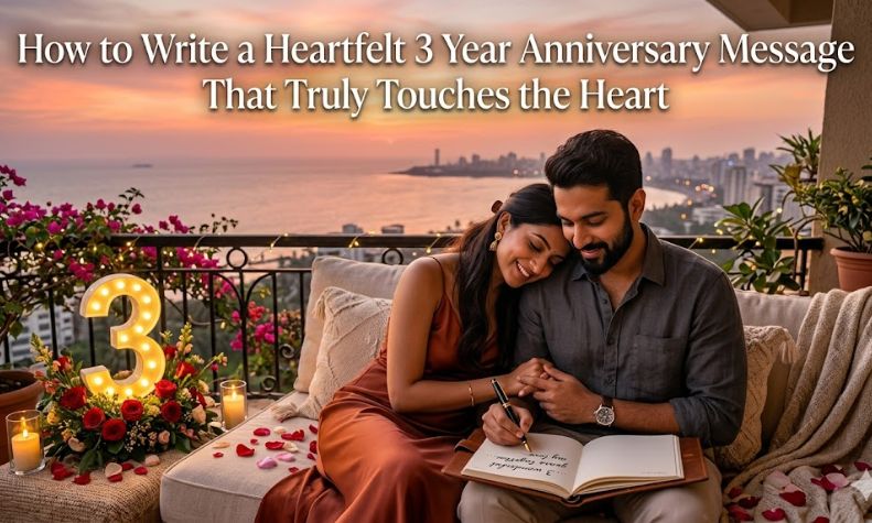 How to Write a Heartfelt 3 Year Anniversary Message
 
