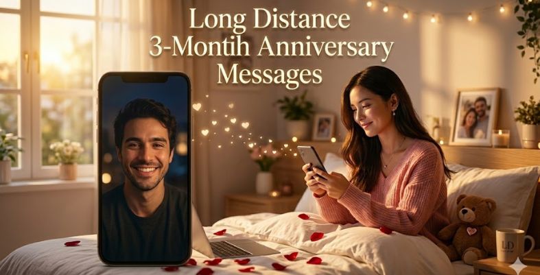 Long Distance 3-Month Anniversary Messages