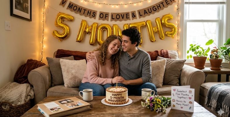 Sweet and Cute 5-Month Anniversary Wishes