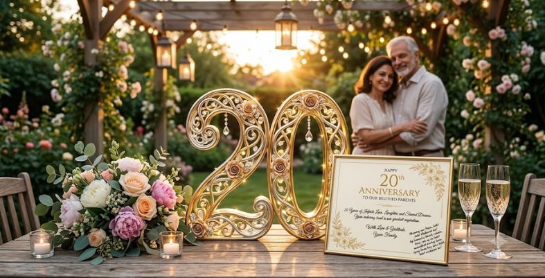 20th Anniversary Wishes for Parents