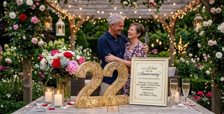 22nd Anniversary Wishes for Parents