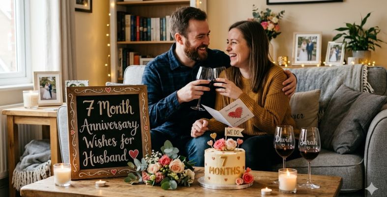 7 Month Anniversary Wishes for Husband