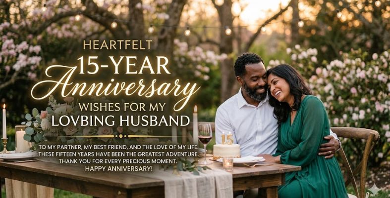 Heartfelt 15-Year Anniversary Wishes for Husband