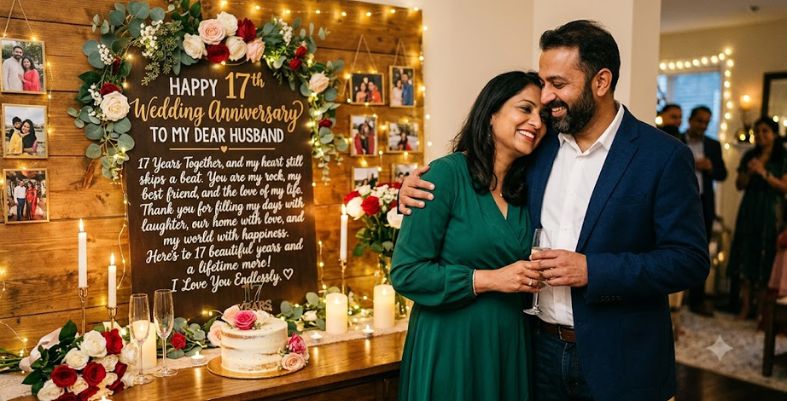 Heartfelt 17 Year Anniversary Wishes for Husband