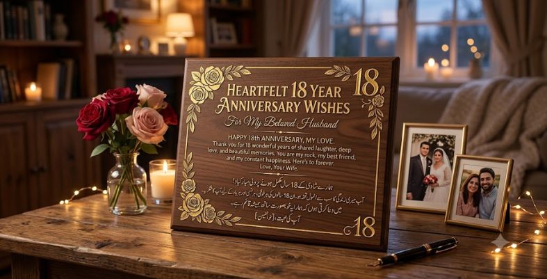 Heartfelt 18 Year Anniversary Wishes for Husband