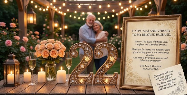 Heartfelt 22nd Anniversary Wishes for Husband