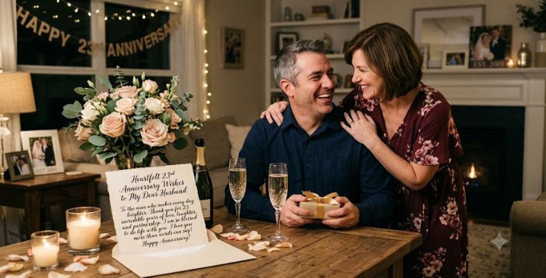 Heartfelt 23rd Anniversary Wishes for Husband