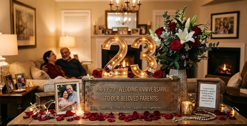 Heartfelt 23rd Anniversary Wishes for Parents