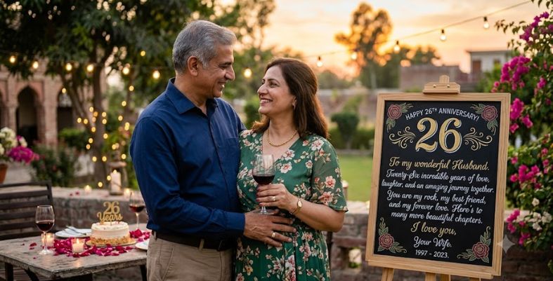 Heartfelt 26th Anniversary Wishes for Husband