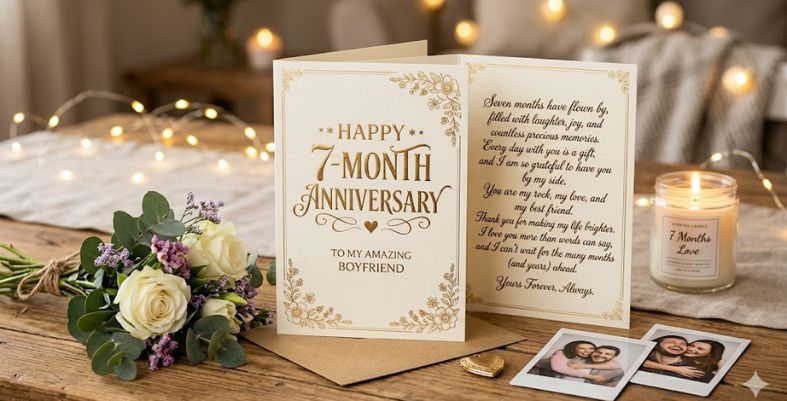 Heartfelt 7 Month Anniversary Wishes for Boyfriend