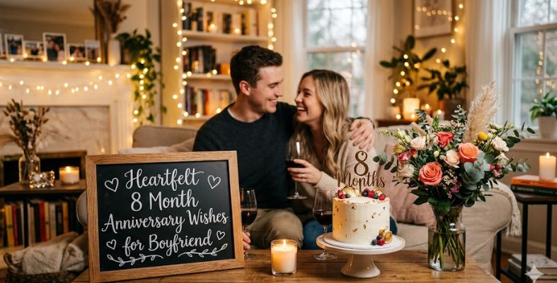 Heartfelt 8 Month Anniversary Wishes for Boyfriend