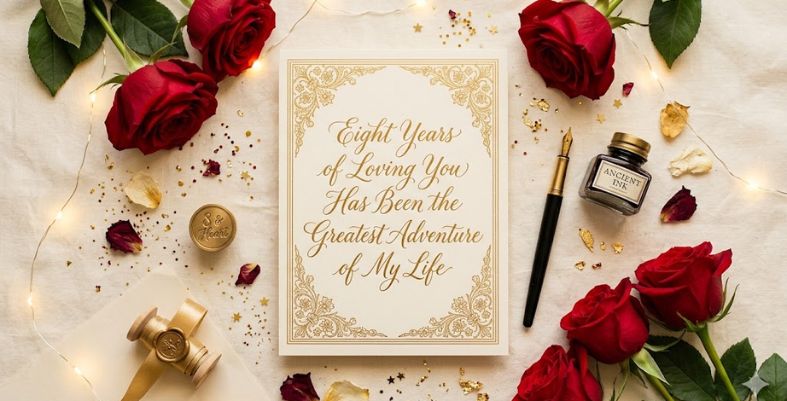 Inspirational Quotes for an 8 Year Anniversary Card