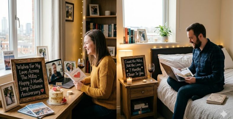 Long-Distance 7 Month Anniversary Wishes