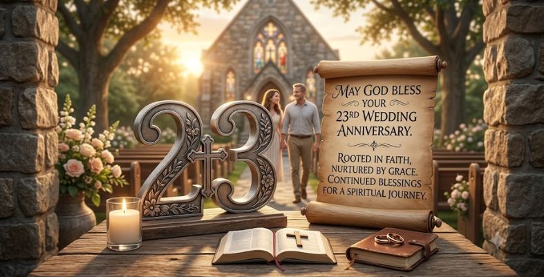 Religious & Faith-Based 23rd Anniversary Wishes