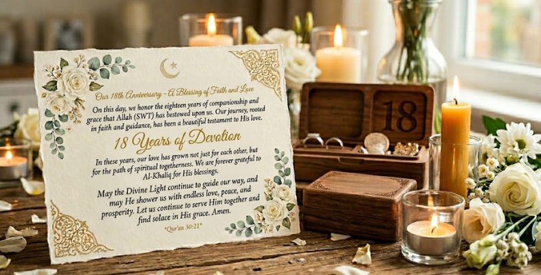 Religious & Spiritual 18th Anniversary Wishes