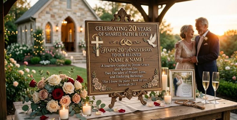 Religious & Spiritual 20th Anniversary Wishes