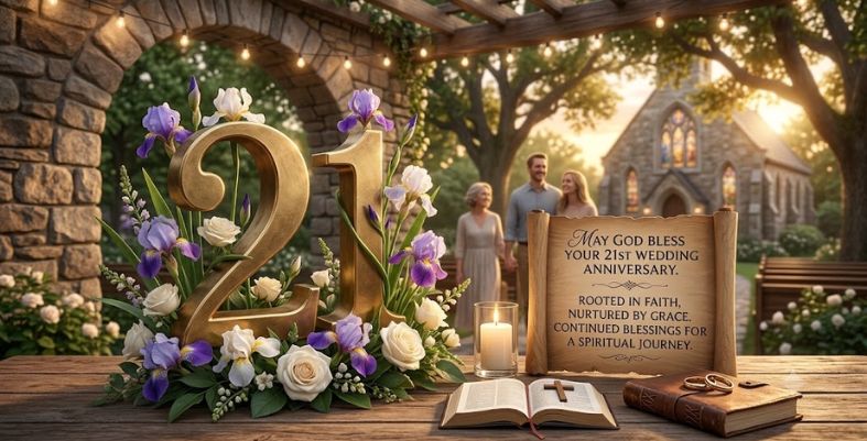 Religious & Spiritual 21st Anniversary Wishes