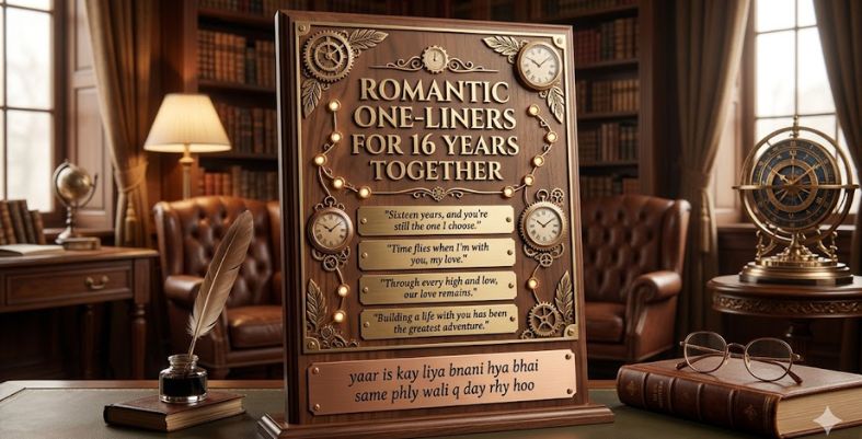 Romantic One-Liners for 16 Years Together