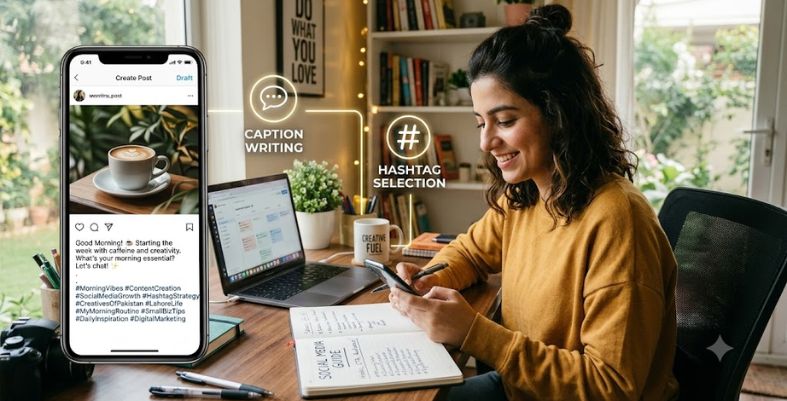 Social Media Captions & Hashtags