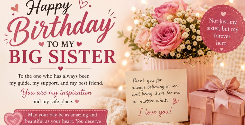 Birthday Wishes For Big Sister