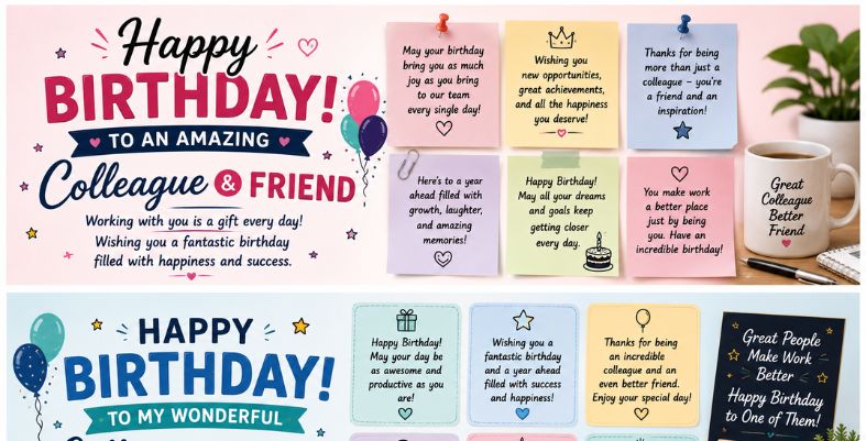 Birthday Wishes For Colleague Friend