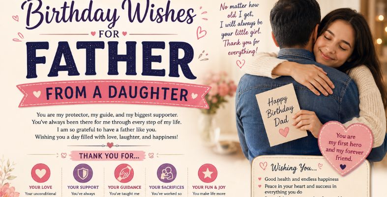 Birthday Wishes For Father From A Daughter