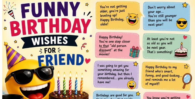 Funny Birthday Wishes For Friend