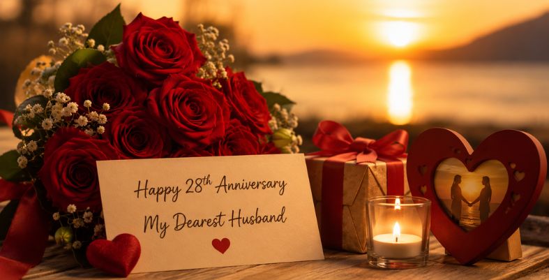 Heartfelt 28th Anniversary Wishes for Husband