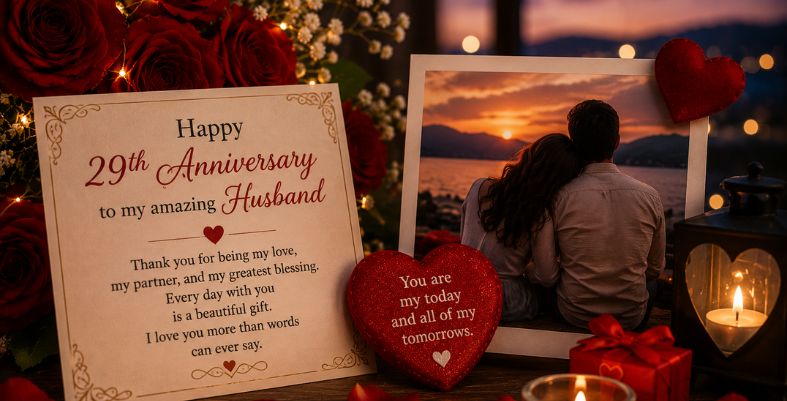 Heartfelt 29th Anniversary Wishes for Husband