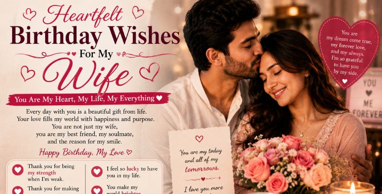 Heartfelt Birthday Wishes For Wife