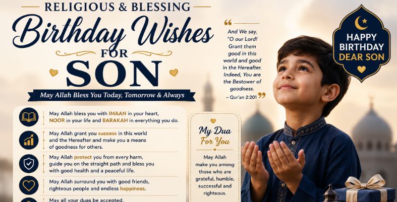 Religious & Blessing Birthday Wishes For Son