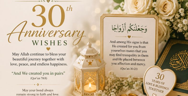 Religious & Spiritual 30th Anniversary Wishes