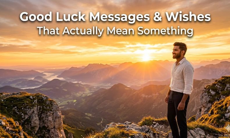 Good Luck Messages & Wishes That Actually Mean Something (2026)