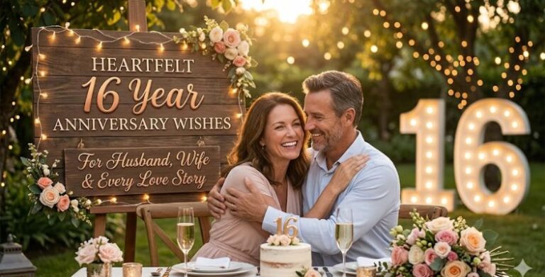 Heartfelt 16 Year Anniversary Wishes