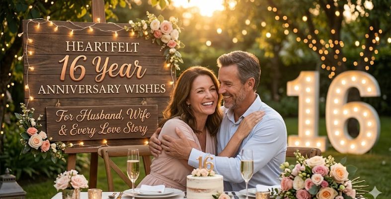 Heartfelt 16 Year Anniversary Wishes