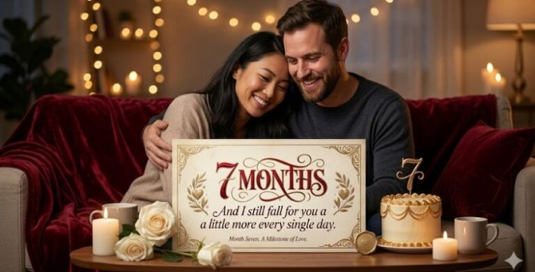 Heartfelt 7 Month Anniversary Wishes