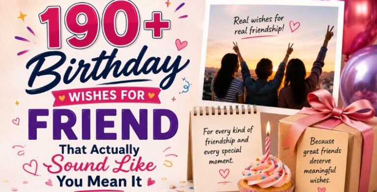 Birthday Wishes For Friend