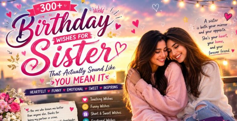 Birthday Wishes For sister