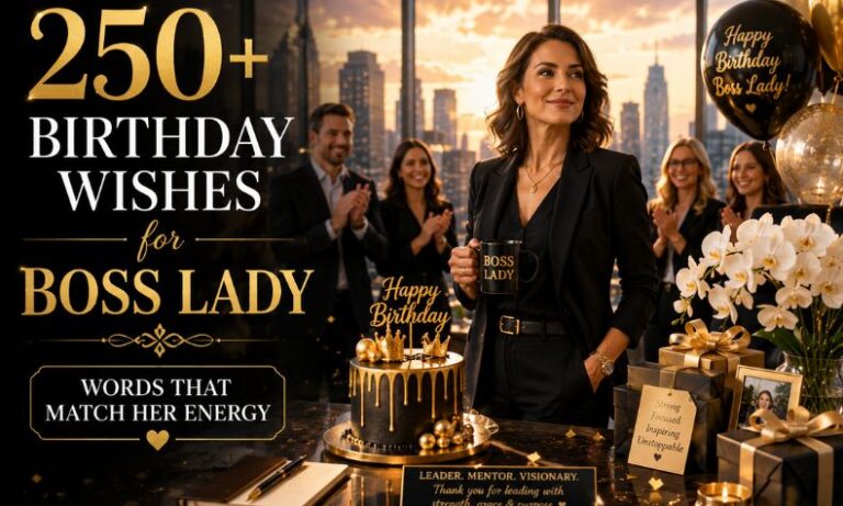 Birthday Wishes for Boss Lady