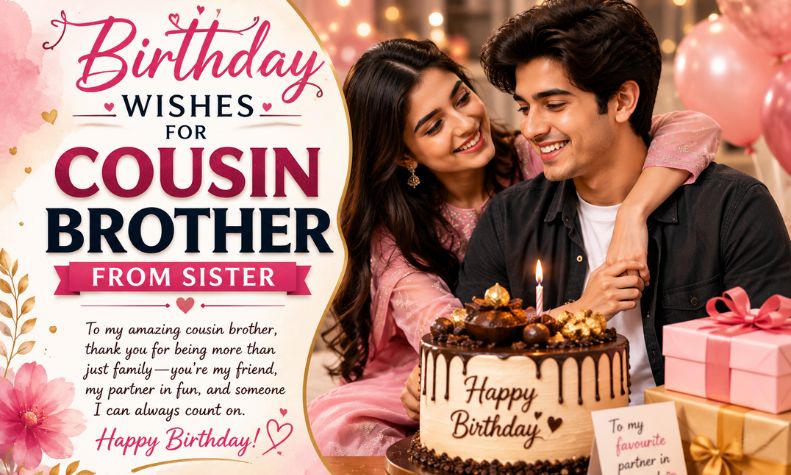 Birthday Wishes for Cousin Brother From Sister