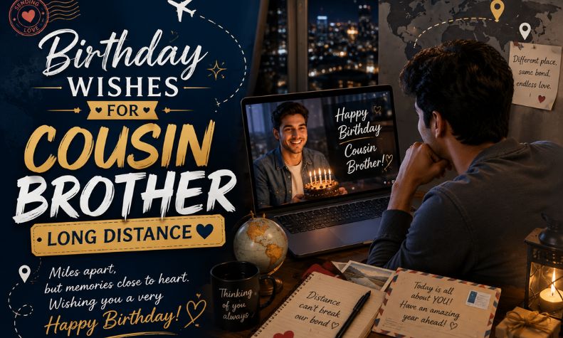 Birthday Wishes for Cousin Brother Long Distance
