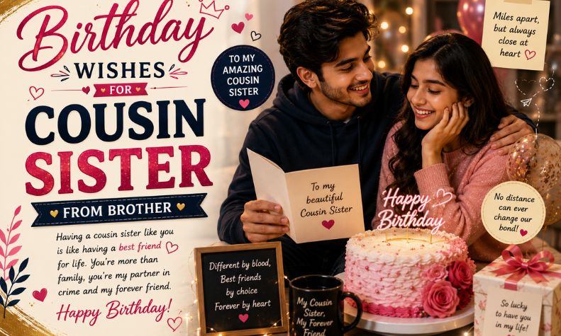 Birthday Wishes for Cousin Sister From Brother