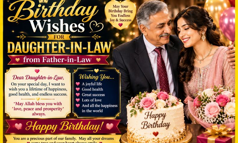 Birthday Wishes for Daughter-in-Law from Father-in-Law