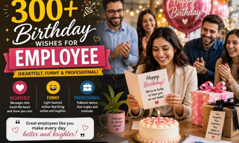 Birthday Wishes for Employee
