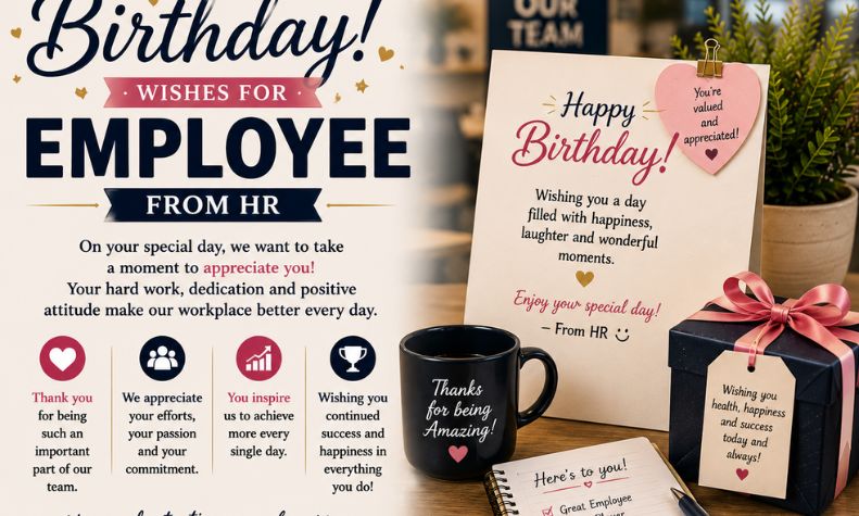 Birthday Wishes for Employee from HR